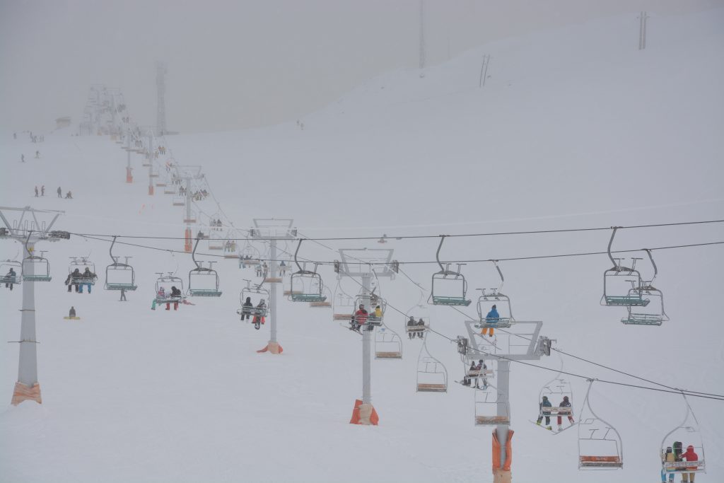 Le mauvais temps au ski